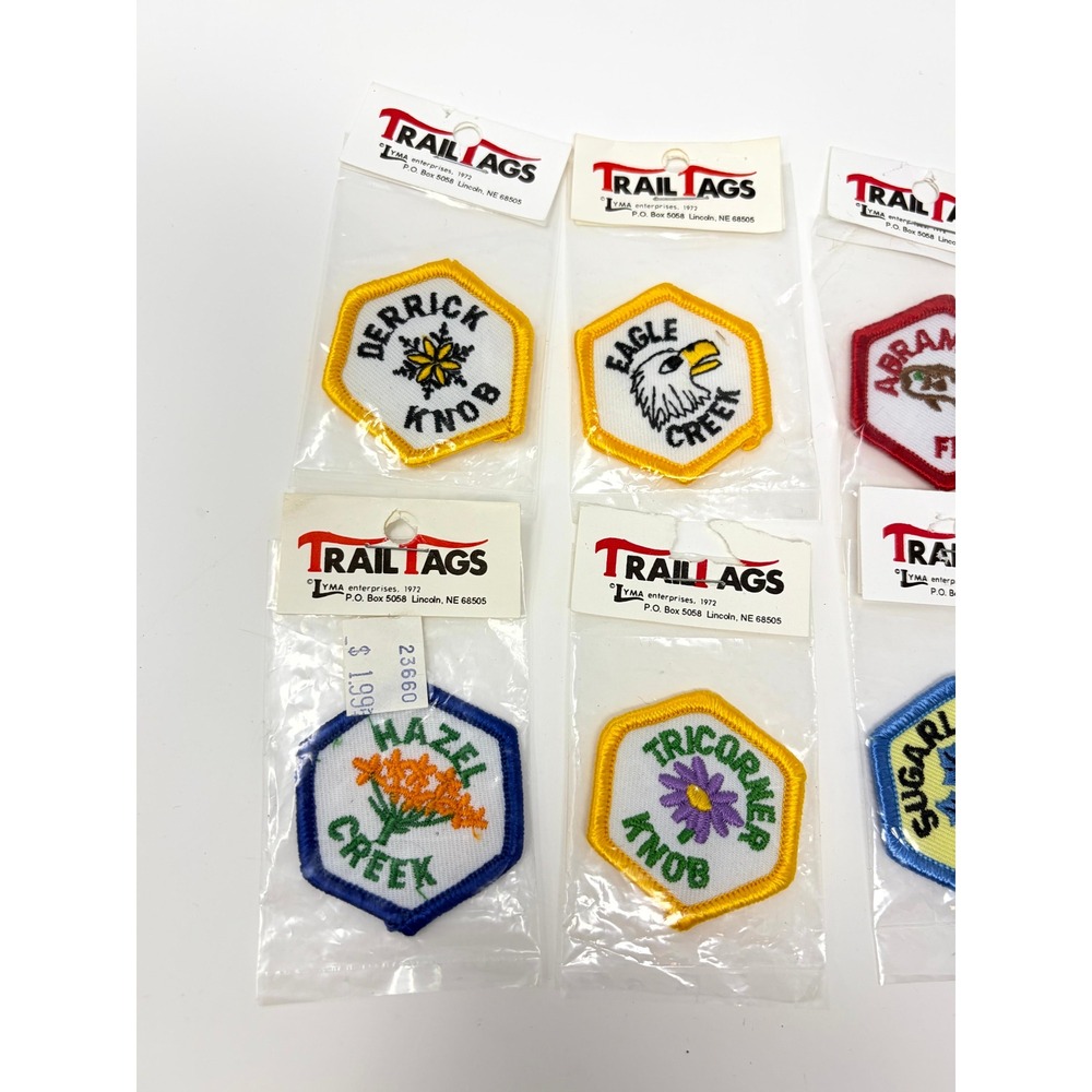 Vintage Trail Tags Great Smoky Mountains National Park Patches + More Lot of 10 - Picture 2 of 5